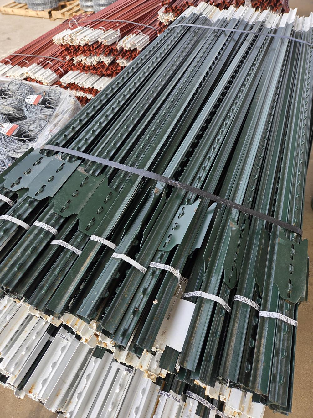 6ft Green T posts